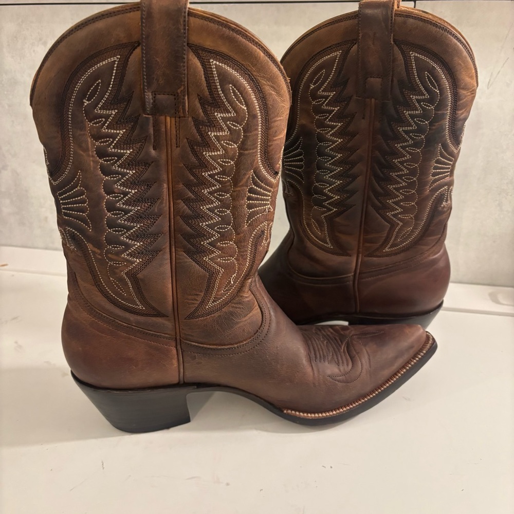 Heritage Boot Company Apache Peewee Brown Cowboy Boots (Austin TX) - Picture 7 of 7